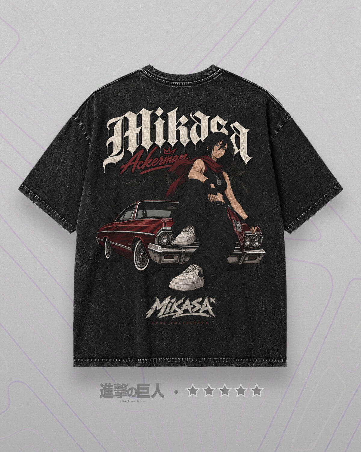 Camiseta MIKASA ACKERMAN — Turf Collection