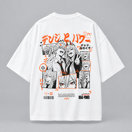 Camiseta DENJI x POWER | CHAINSAW MAN