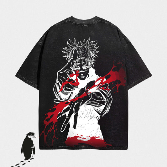 Camiseta oversize negra de Choso (Jujutsu Kaisen) — NEXO Street