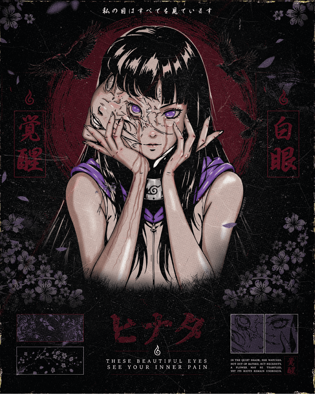 Poster HINATA × TOMIE — Cursed Collection