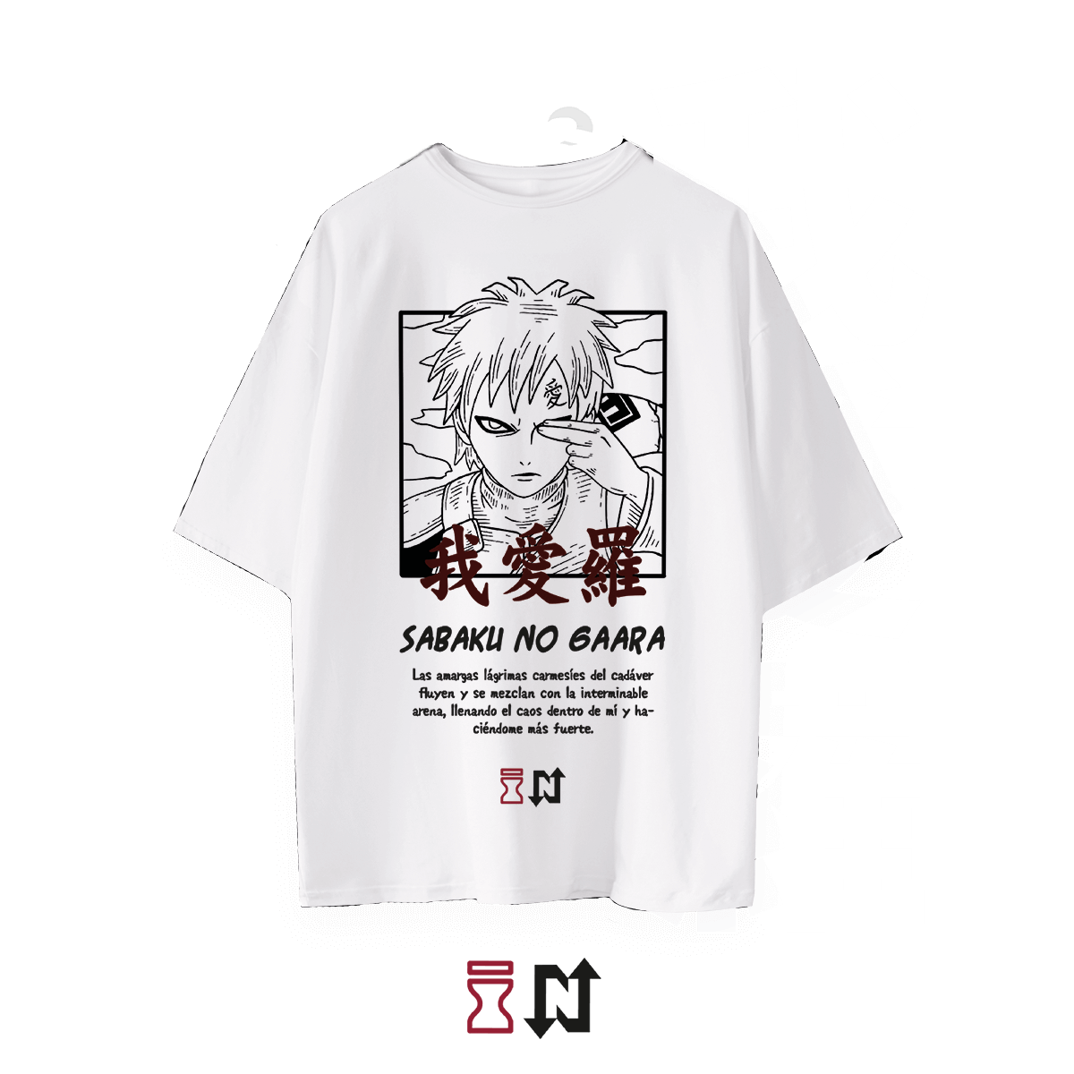 Camiseta GAARA 02 NEXO Street S / SEMIOVERSIZE 🔥 Camiseta