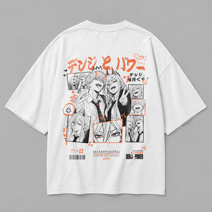Camiseta DENJI x POWER | CHAINSAW MAN