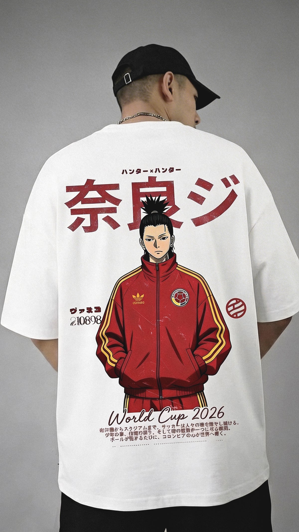 Camiseta oversize Anime Fútbol Colombia edición conmemorativa — NEXO Street