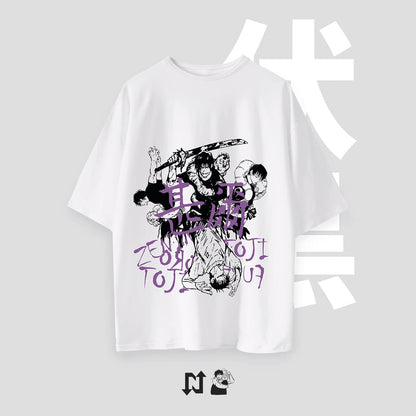 Camiseta TOJI FUSHIGURO 02 NEXO Street S / SEMIOVERSIZE 🔥 Camiseta