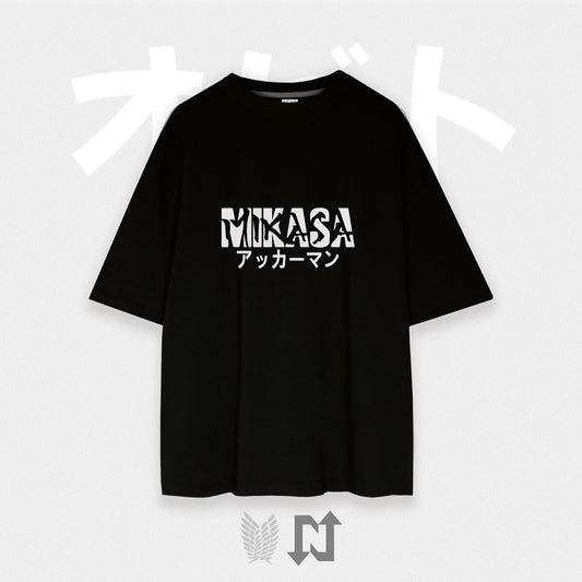 Camiseta MIKASA ACKERMAN 🔥 NEXO Street S / OVERSIZE Camiseta