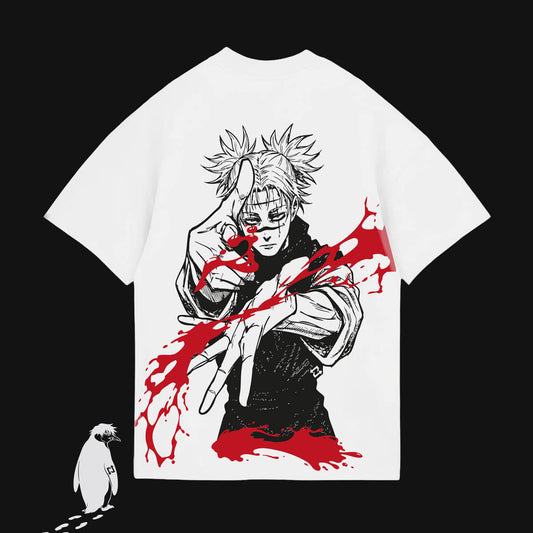 Camiseta oversize negra de Choso (Jujutsu Kaisen) — corte boxy — NEXO Street