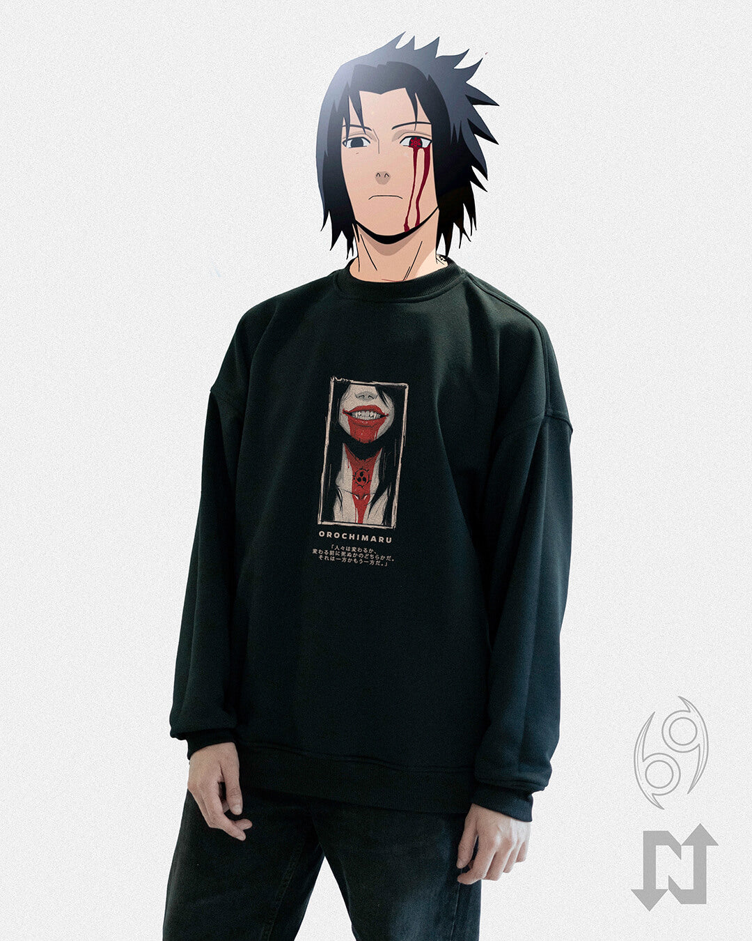 OROCHIMARU Crewneck negro