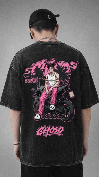 Additional product image of the CHOSO LOS SANTOS T-shirt, GTA × Jujutsu Kaisen edition.