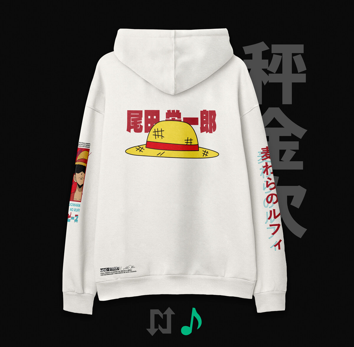 Hoodie oversize LUFFY