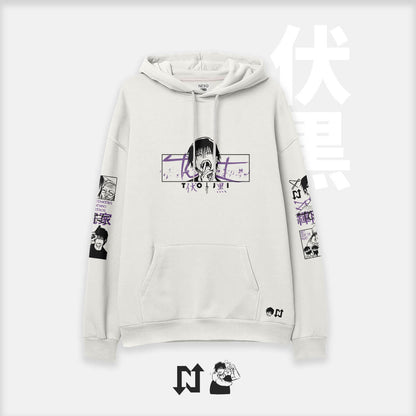 Hoodie blanco TOJI FUSHIGURO