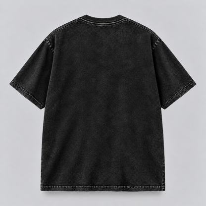 Camiseta Denji NEXO Street, espalda sin estampado en algodón peruano acid wash
