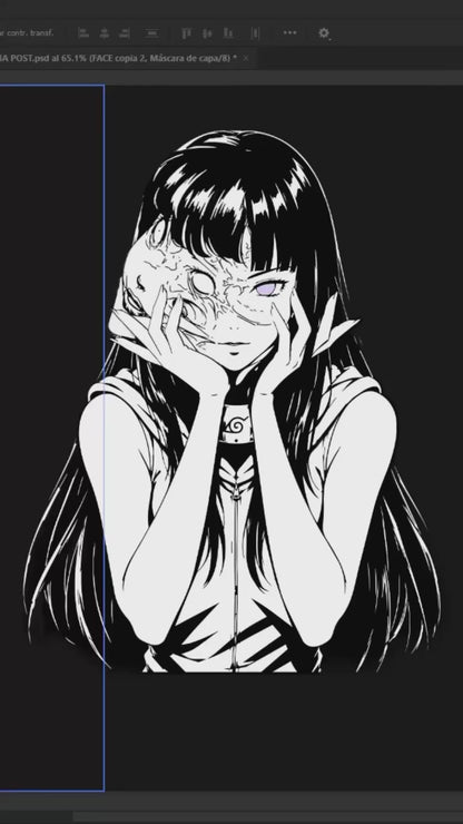 Poster HINATA × TOMIE — Cursed Collection