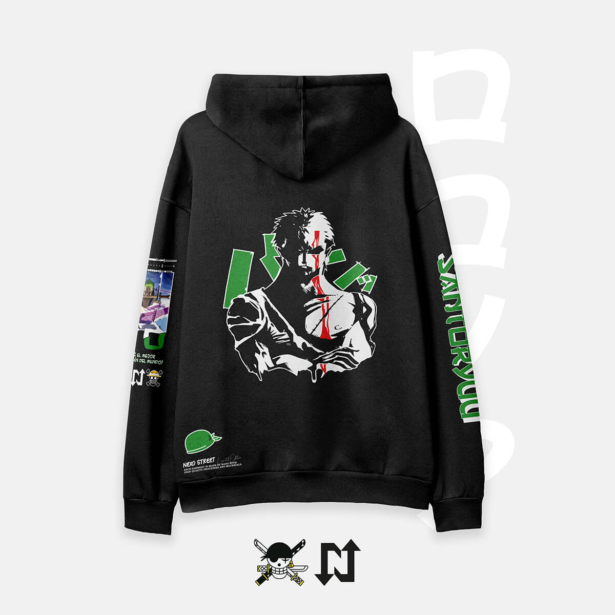 Hoodie Oversize ZORO 01 NEXO Street Buso